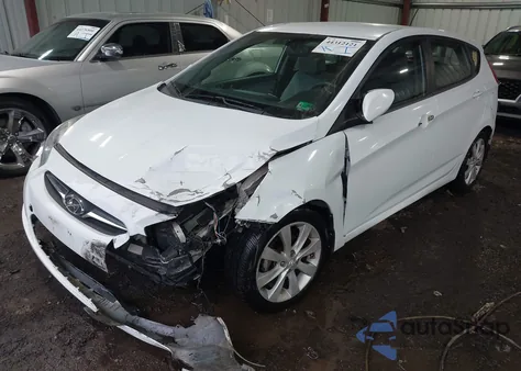 2012 Hyundai Accent Se z USA, uszkodzony, nr VIN KMHCU5AE2CU032787